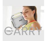 HiFuture MusicBox200 Silver, 100W Output, Karaoke Enable, Two Wireless Microphone, 12000mAh Battery (Support Power Bank), RGB Lighting, Pair to Play (TWS Mode), Bluetooth 5.3