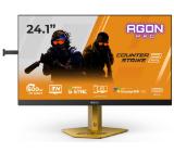 AOC CS24A, 24.1" TN eSports WLED, 1920x1080@610Hz (OC, Native 600Hz), 0.5ms GtG, 0.3ms MPRT, 500cd m/2, 1000:1, DCR 80M:1, Adaptive Sync, FlickerFree, Low Blue Light, Tilt, Height Adjust, Pivot, Swivel, 2xHDMI, DP, USB hub