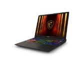 MSI Vector 16 HX AI A2XWHG, Intel Core Ultra 7 255HX (20C/20T, up to 5.2GHz, 30MB), NVIDIA GeForce RTX 5070 Ti 12GB GDDR7 992 AI TOPS, 16" QHD+(2560x1600), 240Hz, IPS-level, 16GB DDR5 6400, 1TB PCIe Gen4x4 SSD, Wi-Fi 6E, BT 5.4, 24 Zone RGB Kbd, NO OS, 2