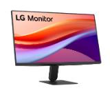 LG 24U41YA-B, 23,8" IPS, 1ms MBR, 5ms (GtG at Faster), 120Hz, 1500:1,  HDR 10 / sRGB 99%, Dynamic Action Sync, 250 cd/m2, Full HD 1920x1080, AMD FreeSync, VRR, Eye-care, LG Switch, Reader Mode, D-Sub, HDMI, Tilt, Black