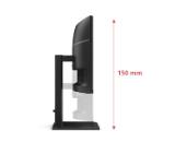 AOC CU34E4CV, 34" Curved 1500R VA WLED, 3440x1440@120Hz, 4ms GtG, 350cd m/2, 3500:1, 20M:1 DCR, Adaptive Sync, FlickerFree, Anti Blue Mode, 5Wx2, Tilt, Height Adjust, Swivel, 2xHDMI, DP, USB hub, RJ45