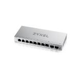 ZyXEL GS1200-10 v3, 8 Port Gigabit, 2 x SFP webmanaged Desktop Switch