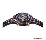 Huawei  Watch Ultimate Design Royal Gold, Long-B69, Purple ceramic bezel with 18K gold
