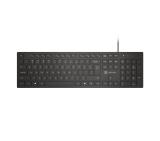 Natec Keyboard Herring US, Black, Slim