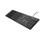 Natec Keyboard Herring US, Black, Slim