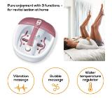 Beurer FB 35 Foot spa with aromatherapy, Foot spa with pedicure, temperature control, massage & magnetic field application; 3 attachments; 3 functions