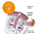 Beurer FB 35 Foot spa with aromatherapy, Foot spa with pedicure, temperature control, massage & magnetic field application; 3 attachments; 3 functions