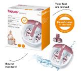 Beurer FB 35 Foot spa with aromatherapy, Foot spa with pedicure, temperature control, massage & magnetic field application; 3 attachments; 3 functions