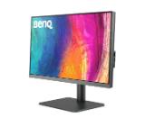 BenQ PD2706U, 27" IPS LED, 5ms, 3840x2160 4K UHD, Designer, AQCOLOR, 95% P3, 99% Rec.709, 99% sRGB, HDR10, B.I., KVM, ICCsync, CAD/CAM, DualView, 1200:1, 350 cd/m2, HDMI, DP, USB Type-C(65W, DP alt), Speak.2x2.5W, Height Adj.,Swivel,Tilt, Gray, 5.3kg.