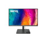 BenQ PD2706U, 27" IPS LED, 5ms, 3840x2160 4K UHD, Designer, AQCOLOR, 95% P3, 99% Rec.709, 99% sRGB, HDR10, B.I., KVM, ICCsync, CAD/CAM, DualView, 1200:1, 350 cd/m2, HDMI, DP, USB Type-C(65W, DP alt), Speak.2x2.5W, Height Adj.,Swivel,Tilt, Gray, 5.3kg.
