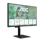 AOC Q27P4U, 27" IPS WLED, 2560x1440@120Hz, 4ms GtG, 350cd m2, 1500:1, DCR 50M:1, Adaptive Sync, FlickerFree, Anti Blue Light, 2Wx2, Tilt, Height Adjust, Pivot, Swivel, 2xHDMI, DP, USB hub