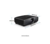 BenQ W2720i Home Cinema Projector, 4K UHD (3840?2160), 2500 ANSI lumens, 1.3x, 1.0~1.3 Throw Ratio, Auto Vertical Keystone, AI Cinema, CinematicColor, Lamp Life up to 30,000hrs, HDMIx3, USBx2, RS232, 2x5W Speaker, Dolby Atmos, Chromecast, 6.4kg, Black