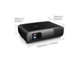 BenQ W4100i Home Cinema Projector, 4K UHD (3840x2160), 3200 ANSI lumens, 1.3x, 1.15~1.50 Throw Ratio, Vertical Keystone, AI Cinema, CinematicColor, Bluetooth 5.0, HDMIx3, USBx2, RS232, 5W Speaker, Dolby Atmos, Android, WiFi, 6.1kg, Black