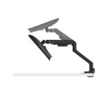 BenQ DUAL MONITOR ARM, BenQ Dual Ergo Arm BDH01, UNIVERSAL DESKTOP DEVICE BDH01 BLACK, Fits screens up to 35 inches, VESA compatibility for 75x75mm and 100x100mm patterns, Weight Capacity (per screen) 2 to 20kg