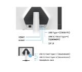 BenQ EX271UZ 27" 4K 166 PPI 240Hz MOBIUZ OLED Gaming Monitor, EX271UZ WHITE