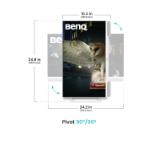 BenQ EW2790U 27” 4K BenQ Home Entertainment Monitor, 27W WORK &  ENTERTAINMENT DISPLAY EW2790U WHITE