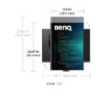 BenQ RD280UA, 28” 4K+ BenQ Programming Monitor with MoonHalo and Flexible Arm, 28.2W LED MONITOR RD280UA METALLIC GREY