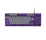 Fury Gaming Keyboard Kanabo K2, US layout, White backlight, Mechanical, Grey-Violet