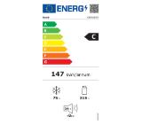 Bosch KIN96ADC0 SER6, BI fridge-freezer XL, NoFrost freezer, C, 193,5cm, 290l(215+75), 34dB(B), IC, VitaFresh XXL 0°, EcoAirflow, bottle shelf, Door Open Alarm, SoftClose flat hinge