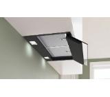 Bosch DBB67DP60, SER6, Integrated box hood 60cm A+, EcoSilenceDrive, max 433(699)m3/h, 57(68)dB, 3+1 speeds, CoP A, Grease eff. 85,3%(B), Glass touch control, HC, Color temp. adjust, Matt black