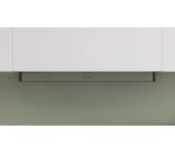 Bosch DBB85CC60, SER4, Integrated box hood 80cm B, max 582m3/h, 65dB, 3 speeds, CoP B, Grease eff. 91%(B), Glass panel, Push buttons, Matt black