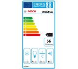 Bosch DBB63BC60, SER2, Integrated box hood 60cm D, max 384m3/h, 65dB, 3 speeds, CoP E, Grease eff. 89,3%(B), Push button control, Matt black