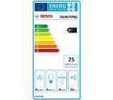 Bosch DWB67DN60, SER6, Chimney hood 60cm A++, EcoSilenceDrive, max 399(699)m3/h, 56(68)dB, 3+1 speeds, touch control, CoP A, Grease eff. 87,4%(B), Box design, HC, Color temp. adjust, Matt black