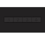 Bosch DWB63BC60, SER2, Chimney hood 60cm C, max 400m3/h, 67dB, 3 speeds, Push buttons, CoP E, Box design, Grease eff. 85,4%, Matt black