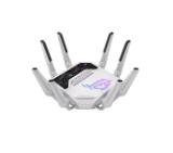 Asus Gaming Rapture GT-BE19000AI, BE19000, Tri-band Gaming Router, WiFi 7, 802.11be, up to 3,500 sq. ft. & 200+ devices, Triple Level Security, Support AiMesh Whole Home Mesh WiFi, Dual 10G ports, AI WAN detection, Energy Saving Mode, AI Game Boost, Gami