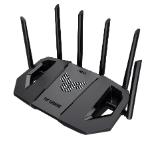 Asus Gaming Wireless Router,TUF Gaming BE9400 Tri Band WiFi 7 (802.11be) Extendable Gaming Router, Quad 2.5G ports, 3-step Port Forwarding, Smart Home Master, AiMesh support, and AiProtection for Network Security, Black