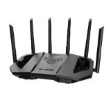 Asus Gaming Wireless Router,TUF Gaming BE9400 Tri Band WiFi 7 (802.11be) Extendable Gaming Router, Quad 2.5G ports, 3-step Port Forwarding, Smart Home Master, AiMesh support, and AiProtection for Network Security, Black