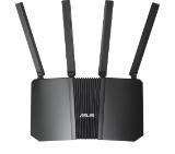 Asus Wireless Router, RT-BE55, BE3600, WiFi 7 AiMesh Extendable Router, 4K-QAM, MLO, 2.5G WAN port, Four 1G ports, Commercial-Grade Network Security, Parental Control, IoT network, Kid's network, VPN network, Black