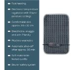 Beurer HK SE Cosy and soft heat pad;  3 temperature settings, automatic switch off after 90 min; washable on 30°; Gray