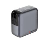 Verbatim Mini GaN Charger 140W with Display + 140W USB-C to USB-C Cable (Charger and Data transfer) Grey