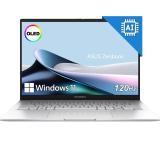 Asus Zenbook UX3405CA-ST787X, Intel Ultra 9 285H 2.9 GHz (24MB Cache, up to 5.4 GHz, 16 cores, 16 Threads), 14.0 OLED WQXGA+(WQ+) 2880X1800 16:10 Bend+500nits Glare , 120 Hz, LPDDR5X 32GB ( on board ),1TB  SSD G4, Windows 11 Pro,Foggy Silver