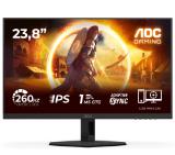 AOC 24G4ZRE, 23.8" Fast IPS WLED, 1920x1080@260Hz (OC, Native 240Hz), 1ms GtG, 0.3ms MPRT, 300cd m/2, 1000:1, Adaptive Sync, FlickerFree, Anti Blue Light, Tilt, 2xHDMI, DP