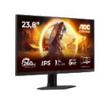 AOC 24G4ZRE, 23.8" Fast IPS WLED, 1920x1080@260Hz (OC, Native 240Hz), 1ms GtG, 0.3ms MPRT, 300cd m/2, 1000:1, Adaptive Sync, FlickerFree, Anti Blue Light, Tilt, 2xHDMI, DP