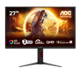 AOC Q27G4ZD, 27" QD-OLED, 2560x1440@280Hz, 0.03ms GtG, 1.5M:1, 1000cd m/2, Adaptive Sync, FlickerFree, Anti Blue Light, Tilt, Height Adjust, Pivot, Swivel, 2xHDMI, DP, USB hub