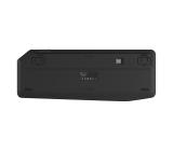 Natec Turbot 2 Keyboard, US, Wireless, BT, 2.4GHz, X-Scissors with Touchpad for Smart TV, Black-Gray