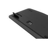 Natec Turbot 2 Keyboard, US, Wireless, BT, 2.4GHz, X-Scissors with Touchpad for Smart TV, Black-Gray