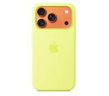 Apple iPhone 17 Pro Silicone Case with MagSafe – Neon Yellow