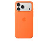 Apple iPhone 17 Pro Max Silicone Case with MagSafe – Orange
