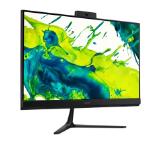 Acer Aspire C24-B, 23.8'' FHD IPS AiO 120Hz, Intel Core Ultra 5 115U (up to 4.20GHz, 10MB), 16GB DDR5 (1 slot free), 512GB SSD, no DVD, Intel UHD, HDMI, USB 3.2, USB 2.0, Type- C, RJ-45, WiFi 6, BT 5.0, Glan,Tilt, Cam+mic, KBD& Mouse USB, NO OS, Black