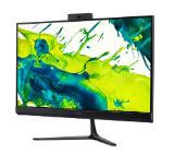 Acer Aspire C24-B, 23.8'' FHD IPS AiO 120Hz, Intel Core Ultra 5 115U (up to 4.20GHz, 10MB), 16GB DDR5 (1 slot free), 512GB SSD, no DVD, Intel UHD, HDMI, USB 3.2, USB 2.0, Type- C, RJ-45, WiFi 6, BT 5.0, Glan,Tilt, Cam+mic, KBD& Mouse USB, NO OS, Black
