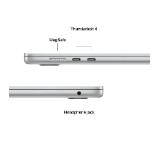 Apple MacBook Air 15.3: Apple M5 chip with 10-core CPU and 10-core GPU, 16GB, 512GB SSD - Silver
