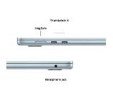 Apple MacBook Air 15.3: Apple M5 chip with 10-core CPU and 10-core GPU, 24GB, 1TB SSD - Sky Blue