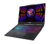 MSI Cyborg 15 A13UCK, i5-13420H (8C/12T, up to 4.60GHz, 12 MB), GeForce RTX 3050 4GB GDDR6, 15.6" FHD (1920x1080), 144Hz, IPS-Level, 16GB DDR5 5200MHz, 512GB PCIe Gen4x4 SSD, WiFi 6E, BT 5.3, 4 Zone RGB Kbd, NO OS, 53.5Whrs, 1.98 kg