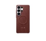 Samsung S26 Ultra Carbon Magnet Case Coral Red