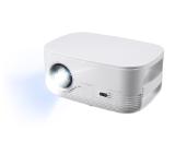 AOPEN Projector QF81 (powered by Acer), portable, LCD, FHD (1920x1080), 13 000 LED Lumens (800 ANSI), 1 000:1, 1.1x, HDMI 1.4, DC Out (5V/0.5A), USB (Type A), Speaker 2x5W, PC Audio 3.5mm, BT In/Out, Smart Projector, WiFi Dongle, 2 kg, White, 2Y