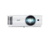 Acer Projector S1387n, DLP, Short Throw 0.5, WXGA (1280x800), 4000 ANSI Lum, 20 000:1, 1x Zoom, 2x HDMI (1.4b), Component Video (D-sub), PC Audio 3.5mm, RCA, DC Out (5V/1A, USB-A), RG-45, RS232, Speaker 16W, 3.1 kg, 3Y, White